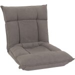 Fauteuil de sol hhg 909, fauteuil de relaxation coussin de sol canap de sol fauteuil pliant 6 positions ...