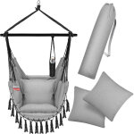 Fauteuil suspendu avec 2 coussins porte - boissons & compartiment à livres - safari xxl chaise suspendue ... Fauteuil suspendu avec 2 coussins porte - boissons & compartiment à livres - safari xxl chaise suspendue ...