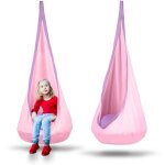 Fauteuil suspendu cocoon neo - sport rose clair