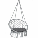 Vounot ? fauteuil suspendu en coton polyester avec coussin �60cm ? charge maximale 120kg ? dimensions ...