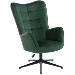 Urban meuble - fauteuil vert relevable pivotant en velours avec tartan et hauteur d'assise 42 - 49cm Urban meuble - fauteuil vert relevable pivotant en velours avec tartan et hauteur d'assise 42 - 49cm