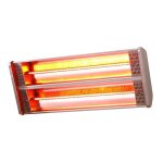 Favex - chauffage �lectrique riva ii - ext�rieur - support mural ajustable - t�l�commande - 50 x 8 x ...