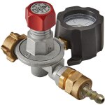 Mano - détendeur haute pression propane 8kg / h 0, 5 à 3b - écrou bouteille / tétine favex Mano - détendeur haute pression propane 8kg / h 0, 5 à 3b - écrou bouteille / tétine favex