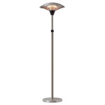 Favex - parasol chauffant �lectrique milan r�tractable - ext�rieur - 3 puissances de chauffe - �conomique ...