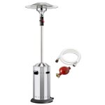 Favex - parasol chauffant gaz cosy elegance inox - exterieur - 3  8 kw - 12m - prt  l'emploi livr ...