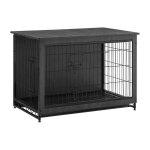Feandrea cage pour chiens, table d?appoint, niche moderne pour chiens jusqu?� 32 kg, cage pour chiots, ...