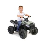 Quad �lectrique - feber - boxer 12v - noir - 3 ans et plus - 30 kg max - frein automatique