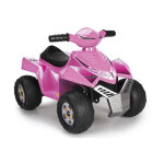 Feber - quad racy pink - vehicule electrique pour enfant 6 volts