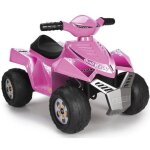 Feber - quad racy pink - vehicule electrique pour enfant 6 volts