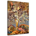 Feeby - image sur toile, arbre d'amour - reproduction g. klimt - 40x60