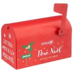 Bo�te aux lettres p�re no�l � poser 20 x 13 cm - feeric christmas