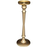 F��ric lights and christmas - bougeoir chandelier recto verso en m�tal dor� d 13 x h 39 cm - feeric christmas ...