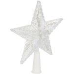 F��ric lights and christmas - d�co sapin de no�l cimier lumineux �toile 10 led blanc chaud - feeric christmas ...