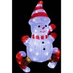Fééric lights and christmas - bonhomme de neige avec patins lumineux extérieur h50cm 60 led + transfo ... Fééric lights and christmas - bonhomme de neige avec patins lumineux extérieur h50cm 60 led + transfo ...