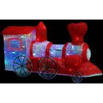 F��ric lights and christmas - d�co de no�l locomotive lumineuse 90 led � variation de couleurs l 67 x ...