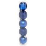Fric lights and christmas - dco de sapin lot de 5 boules de nol d 5 cm - bleu nuit - feeric christmas ...