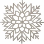 Set de table de no�l design flocon