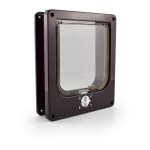 Fei yu - chatires et portes manuelles, chatire 4 positions avec tunnel pour chat, brun taille xl