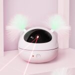 Jouet laser pour chat pointeur laser automatique chats rotatifs jouets lectroniques, ensoleill (rose) ...