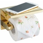 Porte - papier toilette mural en acier inoxydable 304 pour dcoration d'htel (dor) - fei yu