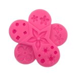 Fei yu - une varit de moules en silicone en forme de fleur de bourgeon, moules  chocolat pour gteau ...