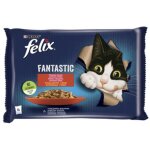 Felix fantastic mp b?uf, poulet 4x85g = 340g