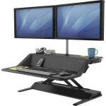 Fellowes - poste de travail assis - debout lotus?, h x l x p 140 x Fellowes - poste de travail assis - debout lotus?, h x l x p 140 x