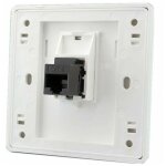 Femelle  femelle cat6 gigabit prise murale rseau double passage rj45 lan faade internet prise de courant ...