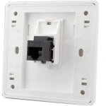 Femelle  femelle cat6 gigabit prise murale rseau double passage rj45 lan faade internet prise de courant ...
