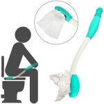 Les femmes enceintes �g�es ne se penchent pas sur les fesses essuient les aides de toilette � long manche ...