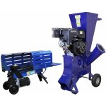 Fendeur de bches 5t lectrique et dchiqueteuse de bois 15cv  essence coupeuse de bois hydraulique ...