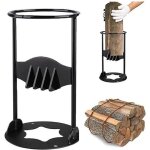 D�stockage fendeuse allum�e au bois de chauffage, fendeuse b�ches manuelle, cale en fonte fendue allum�e ...