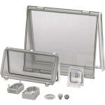 Fibox - fenêtre vitrée couvercle transparent, avec charnière 3730776 polycarbonate transparent(e) (l ... Fibox - fenêtre vitrée couvercle transparent, avec charnière 3730776 polycarbonate transparent(e) (l ...