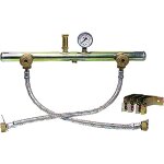 Fer - unit de contrle de gaz pour gpl avec manomtre  2 lments