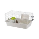 Cage cochons d'inde 774842 cm - maisonnette, gamelle, ratelier et abreuvoir - ferplast