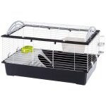 Ferplast casita 100 cage pour lapins et cochons d'inde blanc et noir