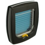 Ferplast - chatiere swing 1 porte pour chats marron - petit - plastique