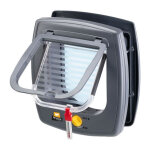 Ferplast - chatiere swing 5 - 22, 5 x 16, 2 x 25, 2 cm - gris