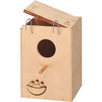 Nido small nid d'oiseau en bois fsc. variante small - mesures: 13 x 12 x h 17 cm - - ferplast