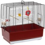 Rekord 3 cage pour canaris et autres petits oiseaux. variante - misure: 49. 5 x 30 x h 47. 5 cm - noir ... Rekord 3 cage pour canaris et autres petits oiseaux. variante - misure: 49. 5 x 30 x h 47. 5 cm - noir ...