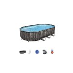 Ferramenta1. com - bestway 5611r steel pro max piscine ovale hors sol 610x366x122 cm avec cadre pompe ...