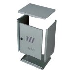 Ferrari srl - bo�tier de compteur de gaz en t�le galvanis�e h600 x l500 x p240 mm