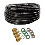 Acier inoxydable aisi 316l kit tuyau solaire double avec raccords - kit fertwin tuyau + raccords fertwin ...