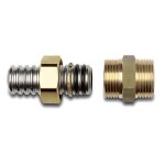 Raccord filet� pour syst�me solaire avec double joint torique dn20x1 'm
