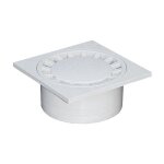 Ferrari srl - regard pvc antishock siphonn 250x250mm 250x250mm h87mm avec drain dn100