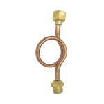 Serpentin en cuivre chrom� 1 / 4 'mf pn 30