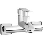 Ferro - veneto robinet mitigeur mural de baignoire + douchette chrom�