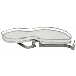 Kesseböhmer - ferrure lemans ii porte de 400 - amortisseur : avec - décor : blanc / chromé - sens : gauche ... Kesseböhmer - ferrure lemans ii porte de 400 - amortisseur : avec - décor : blanc / chromé - sens : gauche ...