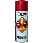 Bombe de peinture rouge mtallis
