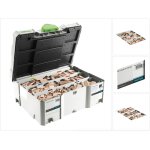 Festool - domino assortiment de h�tre ds 4 / 5 / 6 / 8 / 10 1060x bu ( 498899 ) avec fraises domino et ...